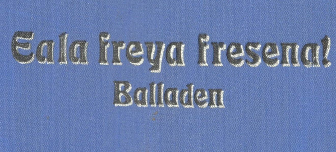 Willrath Dreesen: Eala freya fresena - Umschlag mit Titel
