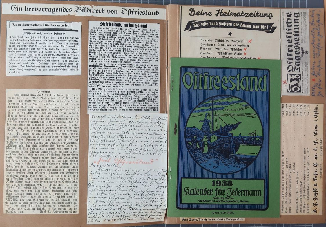 Hermann Eggen: Ostfreesland ; Band 9: Bilder und Texte zu Literatur, Zeitungen, Buchhandel