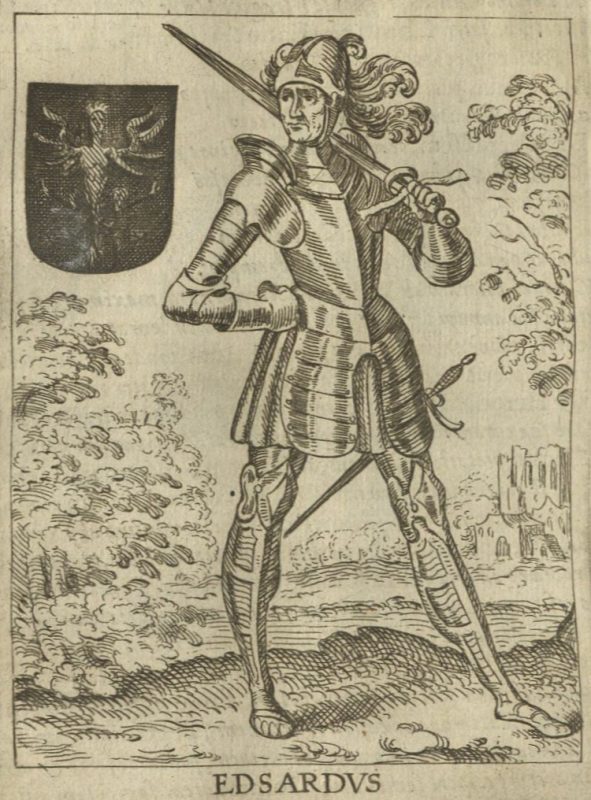 Edzard I. (Graf von Ostfriesland) - Kupferstich aus Hamconius: Frisia seu De viris rebusque Frisiae illustribus (P. Feddes von Harlingen, 1620)