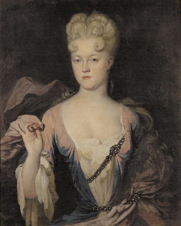Marie Charlotte (Prinzessin von Ostfriesland) - Porträt aus der Online-Sammlung "Grand Ladies" (G. P. van der Zeepen, 1707))