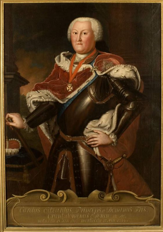 Carl Edzard (Fürst von Ostfriesland) - Porträt im Ständesaal der Ostfriesischen Landschaft (18. Jahrhundert)