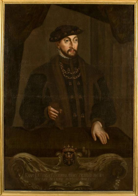Enno I. (Graf von Ostfriesland) - Porträt im Ständesaal der Ostfriesischen Landschaft (undatiert)