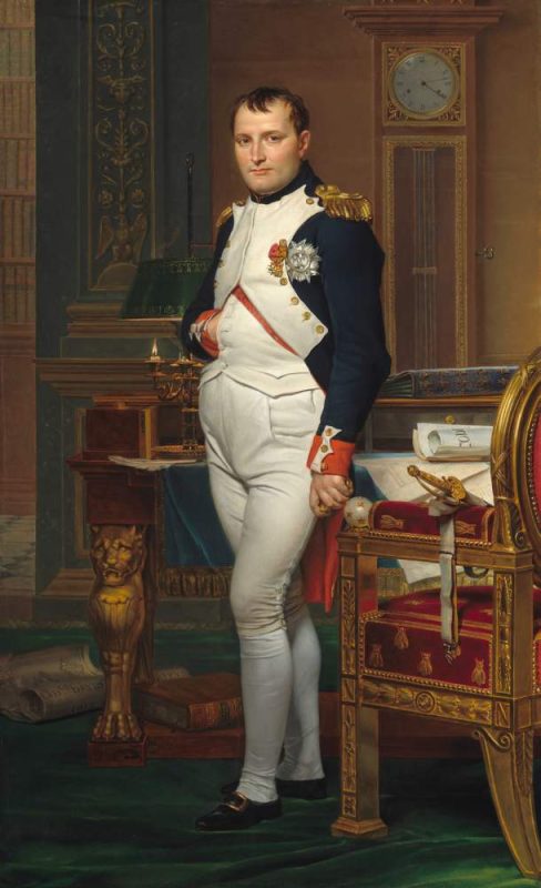 Napoléon I. (Kaiser der Franzosen) - Porträt im Besitz der National Gallery of Art, Washington (J.-L. David, 1812)