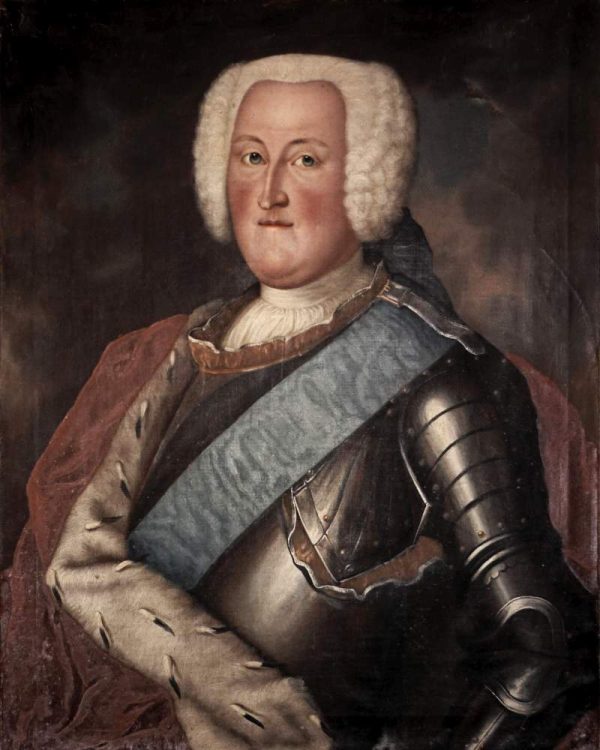 Carl Edzard (Fürst von Ostfriesland) - Porträt in Privatbesitz, Weener (18. Jahrhundert)