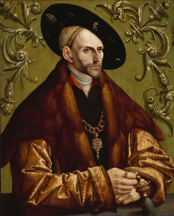 Edzard I. (Graf von Ostfriesland) - Porträt im Besitz des Landesmuseums für Kunst und Kulturgeschichte Oldenburg (J. C. van Oostsanen, um 1517)