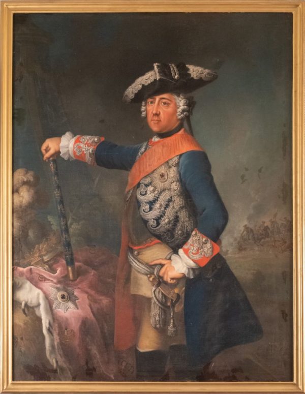 Friedrich II. (König von Preußen) - Porträt im Auricher Schloss (18. Jahrhundert?)