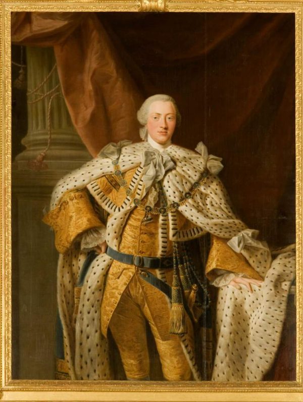 Georg III. (König von Großbritannen und Irland sowie Hannover) - Porträt im Ständesaal der Ostfriesischen Landschaft (19. Jahrhundert)