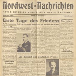Nordwest-Nachrichten - Nummer 18 (17. August 1945), Titelblatt