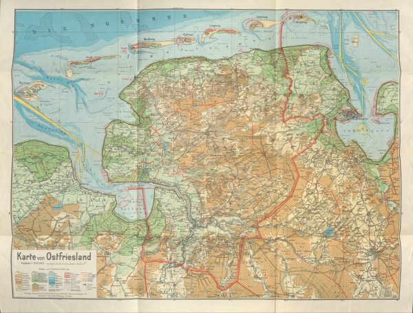 Dodo Wildvang: Karte von Ostfriesland