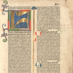 [Biblia latina] (gedruckt in Nürnberg durch Anton Koburger 1480) - Erste Textseite