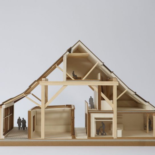 Friederike Tjaden: Ostfriesische Gulfhäuser im Konflikt zwischen Erhalt und Abriss, Seite 160/161: Modell Gulfhaus Rysum Friederike Tjaden: Ostfriesische Gulfhäuser im Konflikt zwischen Erhalt und Abriss, Seite 160/161: Modell Gulfhaus Rysum