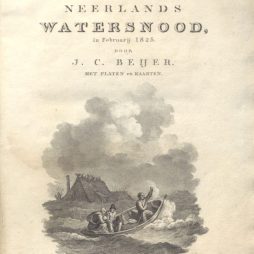 Johan Coenraad Beijer: Gedenkboek van Neerlands Watersnood, in Februarij 1825 - Titelblatt