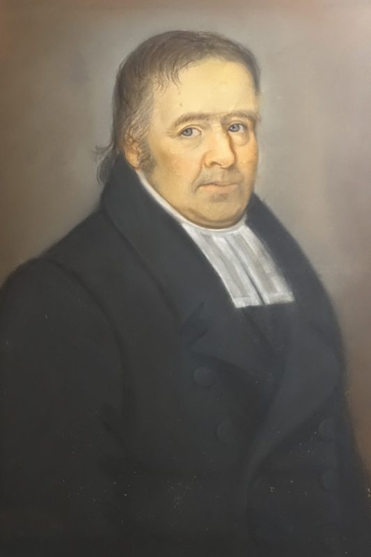 Porträt des Pastors Johann Ernst Müller, angefertigt 1824 durch den niederländischen Maler Berend Kunst