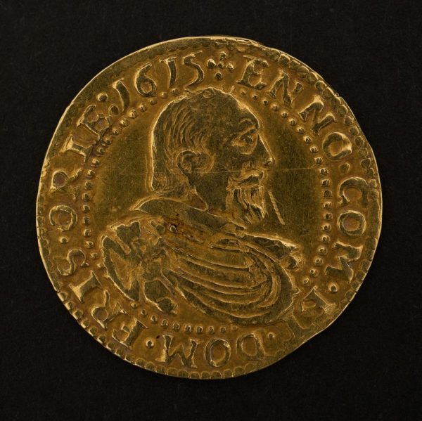 Enno III. (Graf von Ostfriesland) - Münzporträt (Goldgulden, 1615)