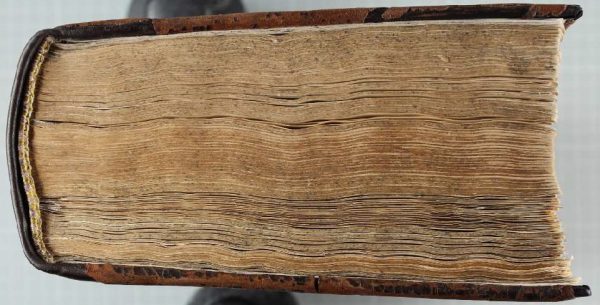 Restauriertes Buch Ms 69 - Schnitt