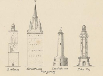 (Leucht-)Türme auf den ostfriesischen Inseln