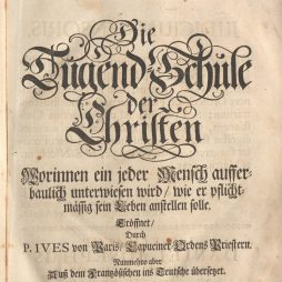 Frontispiz mit Verfasserporträt und Titelblatt des restaurierten Buchs y 11226 Frontispiz mit Verfasserporträt und Titelblatt des restaurierten Buchs y 11226