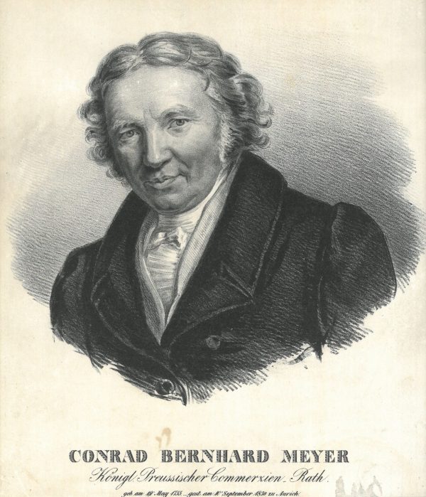 Conrad Bernhard Meyer - Lithografie nach einem Selbstporträt (nach 1830)