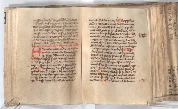 Sammelhandschrift mit Texten zum geistlichen Leben - Textbeginn "Speculum sancti Bernardi abbatis"